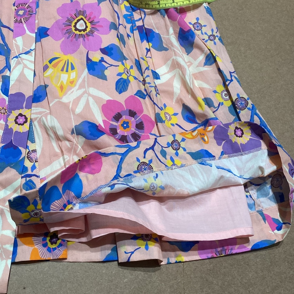EUC J. Crew Floral Midi Dress - Pink and Blue - Picture 15 of 16